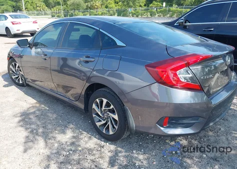 2016 Honda Civic Ex из США, поврежденный, VIN 19XFC2F73GE049583